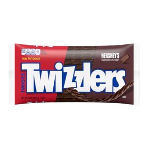 twizzlers twists hershey's chocolate candy bags, 12 oz (6 count)