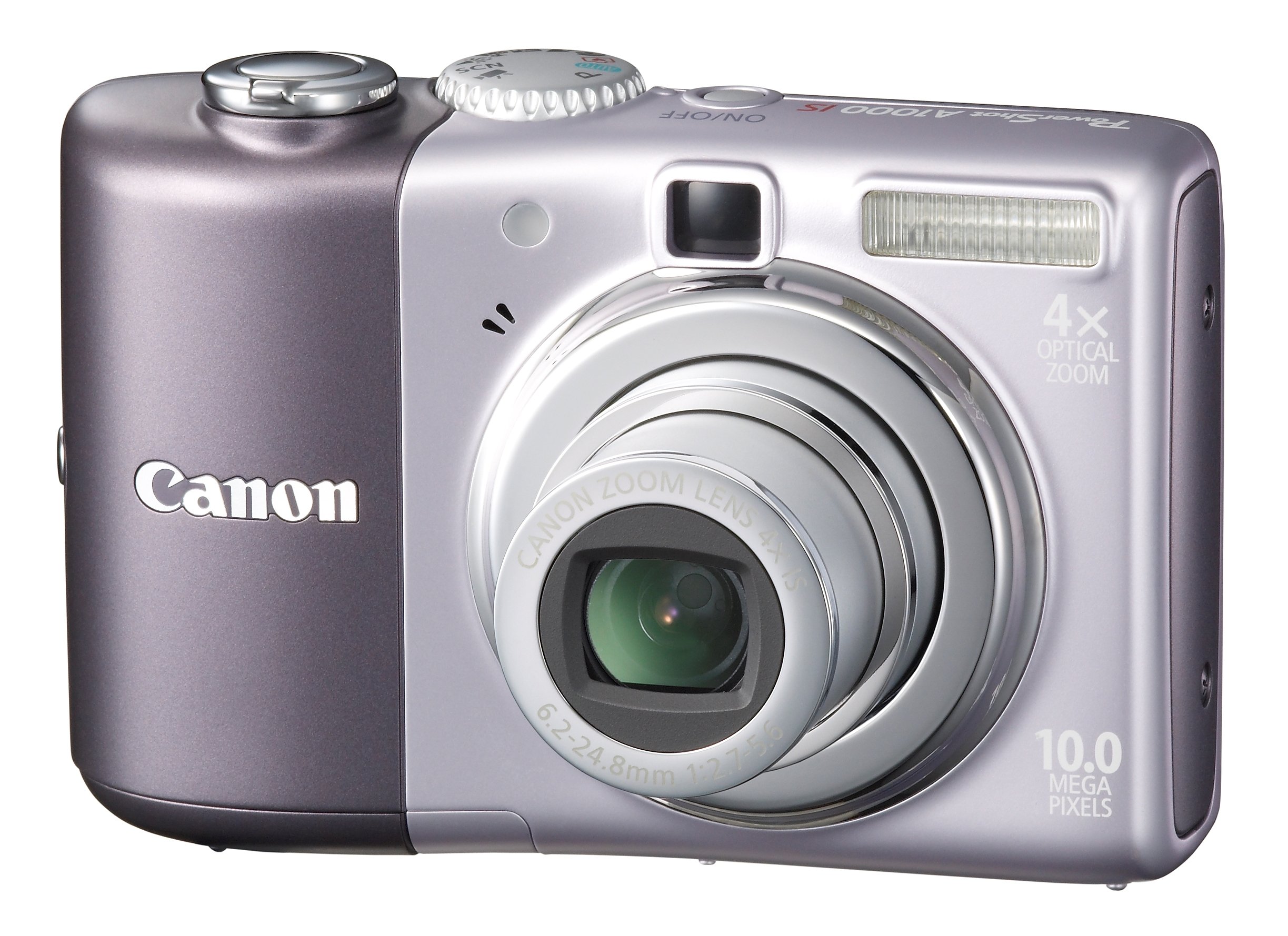 Canon Powershot A1000IS 10MP Digital Camera with 4x Optical Image Stabilized Zoom (Purple)