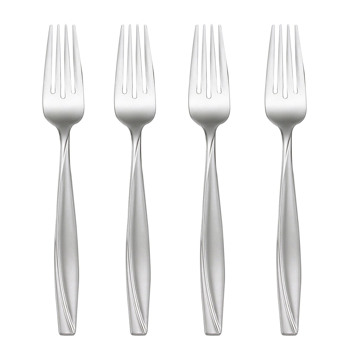 Oneida Camlynn Everyday Flatware Salad Forks, 0.20 LB, Metallic