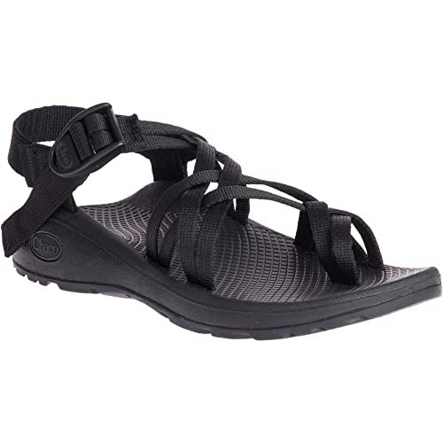 Chaco Women's ZX/2 Cloud Outdoor Sandal, Solid Black, 12