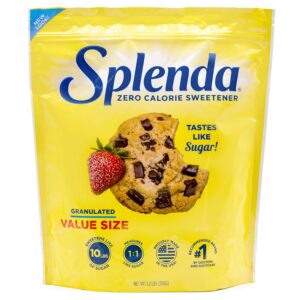 splenda no calorie sweetener, granulated, 1.2-pound bag