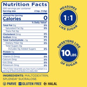 Splenda No Calorie Sweetener, Granulated, 1.2-Pound Bag
