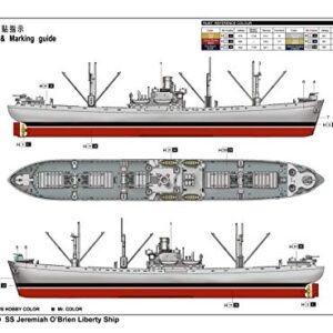 Trumpeter 1/700 USS SS Jeremiah O'Brien WWII Liberty Ship Model Kit