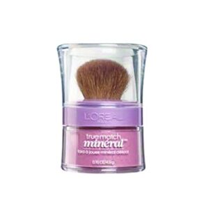 l'oréal paris makeup true match loose powder natural mineral blush, soft rose, 0.15 oz.