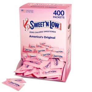 sweetener packets, sweet'n low, box of 400 packets