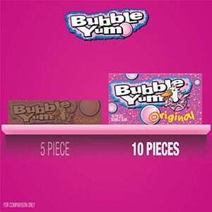 BUBBLE YUM Original Flavor Chewy, Bubble Gum Packs, 2.82 oz (12 Count)