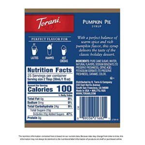 Torani Syrup, Pumpkin Pie, 25.4 Ounce (Pack of 1)