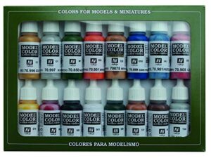 model color acrylic paint set - folkstone basic colors