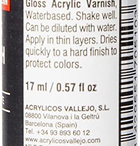 Vallejo Acrylic Paint, Gloss Varnish