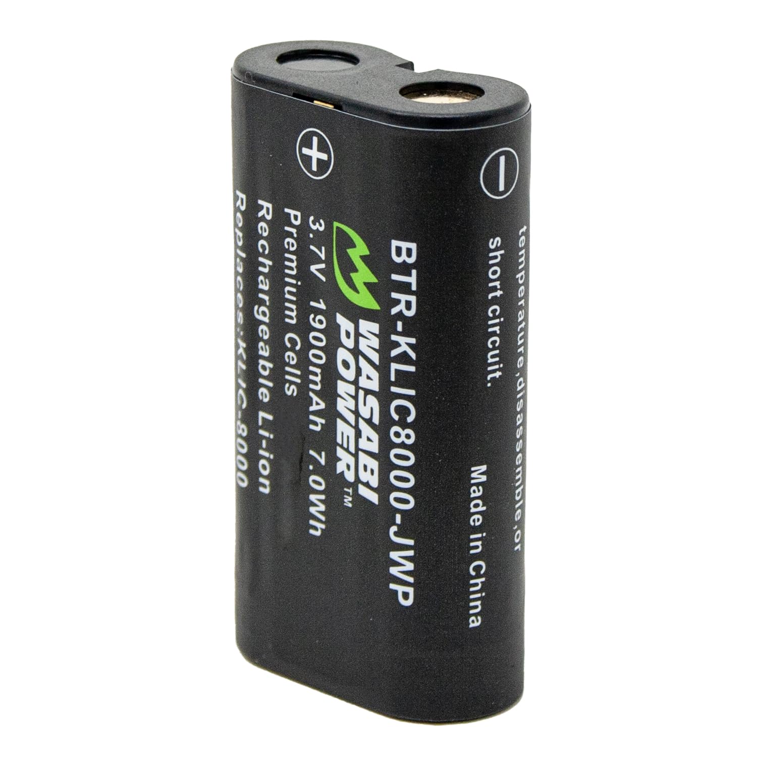 Wasabi Power Battery for Kodak KLIC-8000, KLIC8000 and Kodak EasyShare Z612, Z712, Z740, Z812 is, Z1012 is, Z1015 is, Z1085 is, Z8612 is, Zx1, ZxD