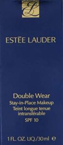 estee lauder double wear stay-in-place makeup | 24-hour wear, flawless, natural, matte foundation for all skin types | waterproof and spf 10 | shade: 3c2 pebble - cool / rosy undertone | 1 oz