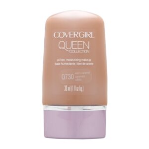 covergirl queen natural hue liquid makeup warm caramel 730, 1 oz (packaging may vary)