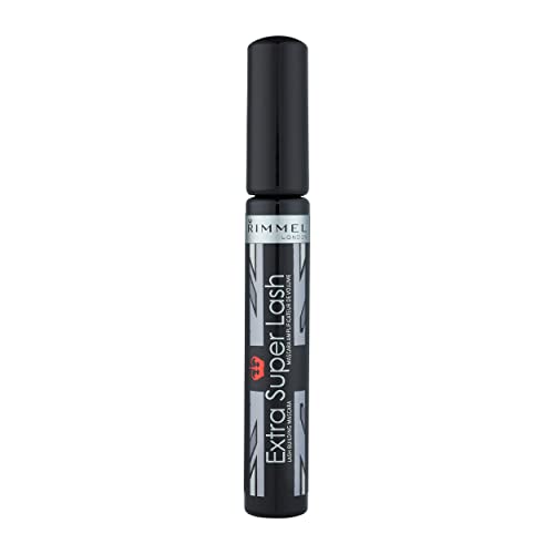 Rimmel Extra Super Lash Mascara, Black, 0.27 Fluid Ounce