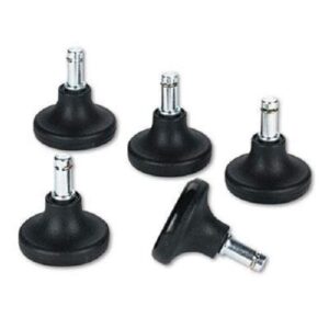 Master Caster 70178 Low Profile Bell Glides, 100 lbs./Glide, B Stem, 5/Set