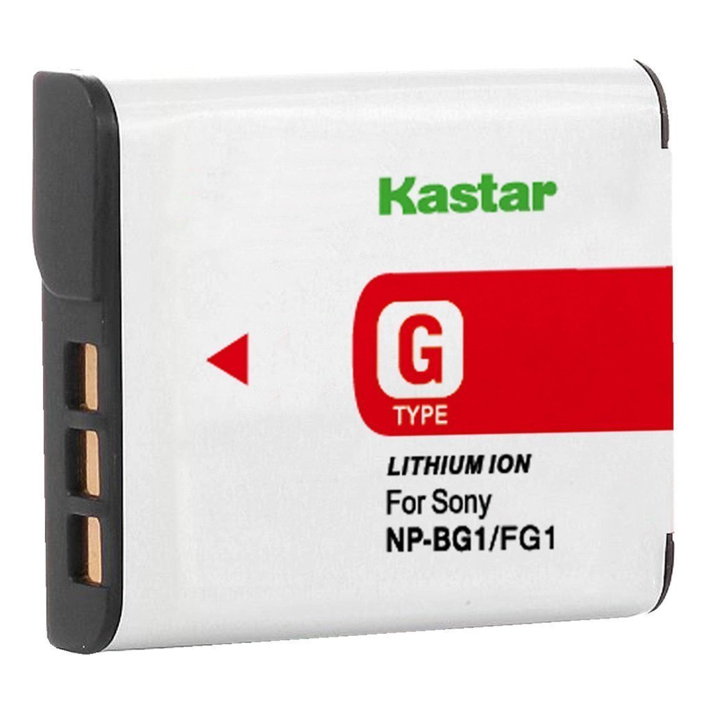 Kastar Lithium Ion Camera Battery for Sony G Type NPBG1 NP-BG1 Sony Cyber-Shot DSC-H3 DSC-H7 DSC-H9 DSC-H10 DSC-H20 DSC-H50 DSC-H55 DSC-H70 DSC-H90 DSC-W80 DSC-W85 DSC-W90 DSC-WX1 DSC-WX10 HDR-GW55