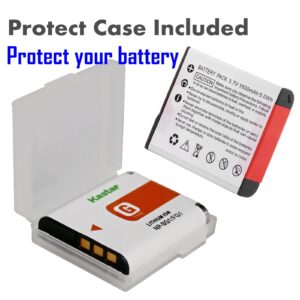 Kastar Lithium Ion Camera Battery for Sony G Type NPBG1 NP-BG1 Sony Cyber-Shot DSC-H3 DSC-H7 DSC-H9 DSC-H10 DSC-H20 DSC-H50 DSC-H55 DSC-H70 DSC-H90 DSC-W80 DSC-W85 DSC-W90 DSC-WX1 DSC-WX10 HDR-GW55