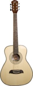 oscar schmidt oghs 1/2 size dreadnought acoustic guitar (high gloss)