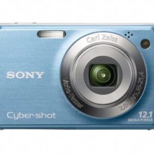 Sony Cybershot DSC-W220 12MP Digital Camera with 4x Optical Zoom with Super Steady Shot Image Stabilization (Light Blue) (OLD MODEL)