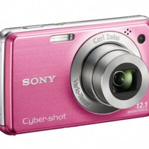 Sony Cybershot DSC-W220 12MP Digital Camera with 4x Optical Zoom with Super Steady Shot Image Stabilization (Light Pink) (OLD MODEL)