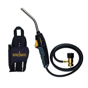 bernzomatic bz8250ht reach hose torch, trigger-start hose torch with included holster for fuel canister