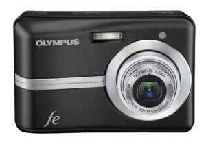 om system olympus fe-25 10mp digital camera with 3x optical zoom and 2.4 inch lcd (black)