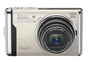 om system olympus stylus 9000 12 mp digital camera with 10x wide angle optical dual image stabilized zoom and 2.7-inch lcd (champagne)