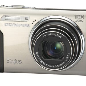 OM SYSTEM OLYMPUS Stylus 9000 12 MP Digital Camera with 10x Wide Angle Optical Dual Image Stabilized Zoom and 2.7-Inch LCD (Champagne)