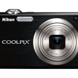 Nikon Coolpix S630 12MP Digital Camera with 7x Optical Vibration Reduction (VR) Zoom and 2.7 inch LCD (Jet Black)