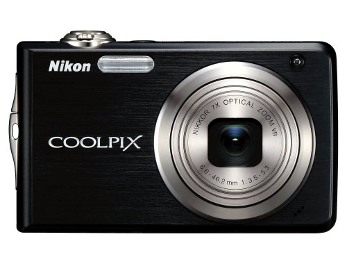 Nikon Coolpix S630 12MP Digital Camera with 7x Optical Vibration Reduction (VR) Zoom and 2.7 inch LCD (Jet Black)