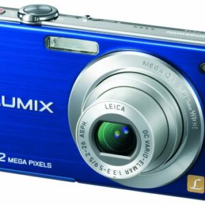 Panasonic Lumix DMC-FS15 12MP Digital Camera with 5x MEGA Optical Image Stabilized Zoom and 2.7 inch LCD (Blue)