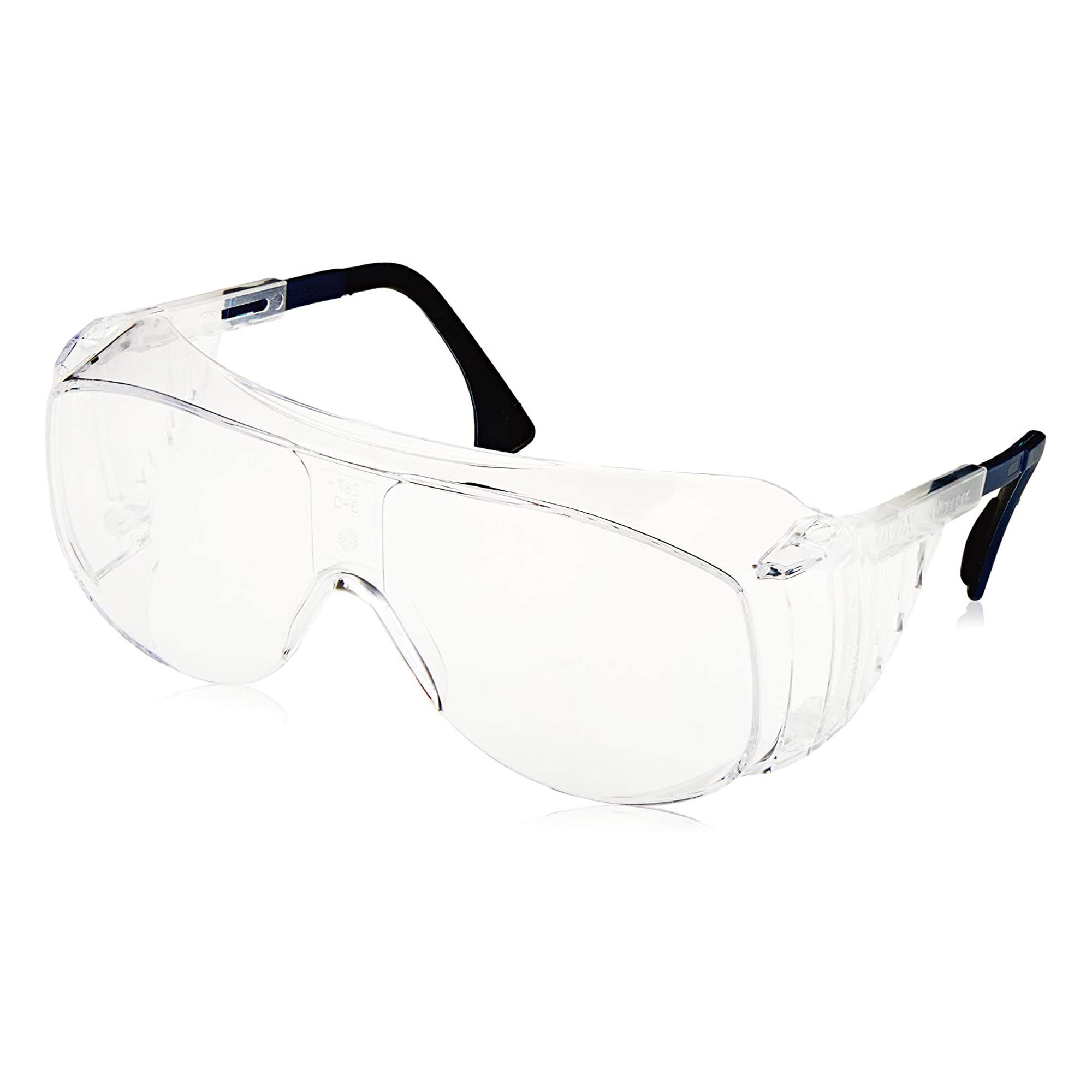 Honeywell Uvex Ultra-Spec 2001 OTG (Over-the Glass) Visitor Specs Safety Glasses with Clear Uvextreme Anti-Fog Lens (S0112C)