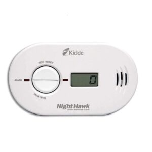kidde nighthawk battery powered carbon monoxide alarm with digital display