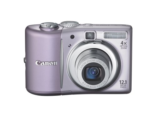 Canon PowerShot A1100IS 12.1 MP Digital Camera with 4x Optical Image Stabilized Zoom and 2.5-inch LCD (Pink) (OLD MODEL)
