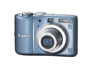 canon powershot a1100is 12.1 mp digital camera with 4x optical image stabilized zoom and 2.5-inch lcd (blue) (old model)