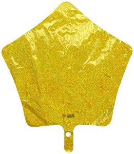 party destination gold prismatic star 18" foil balloon