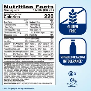 Ensure Original Dark Chocolate Nutrition Shake | Meal Replacement Shake | 24 Pack, Plastic Bottle, Liquid