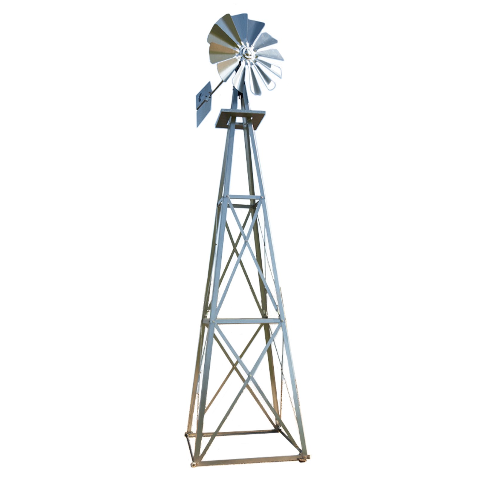 Outdoor Water Solutions 12-Foot Galvanized Backyard Windmill