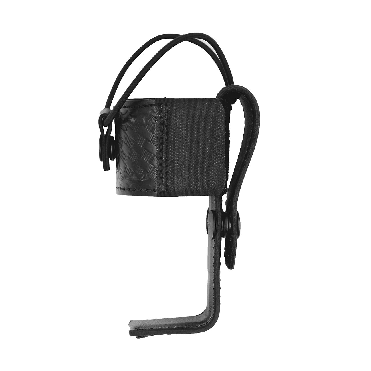 Aker Leather 588U Radio Holder, Universal, Black, Basket Weave