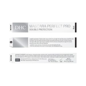 DHC Mascara Perfect Pro Double Protection, Black, 17 oz (5g) Net wt.