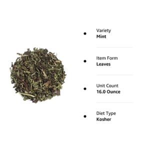 Frontier Co-op Bulk Peppermint Leaf, 1 Pound, Cut, Sifted Peppermint For Tea & Cooking, Cool, Refreshing Scent