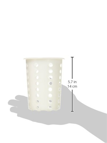 Winco Flatware Cylinder, Plastic White Medium