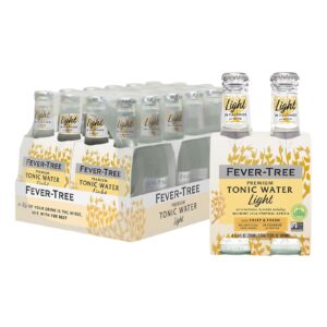 fever-tree refreshingly tonic water, light, 6.8 fl oz (pack of 24)