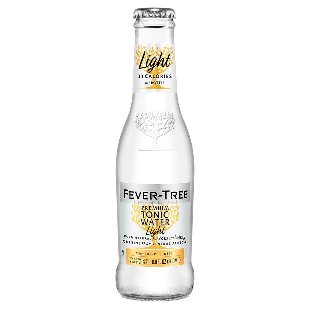 Fever-Tree Refreshingly Tonic Water, Light, 6.8 Fl Oz (Pack of 24)