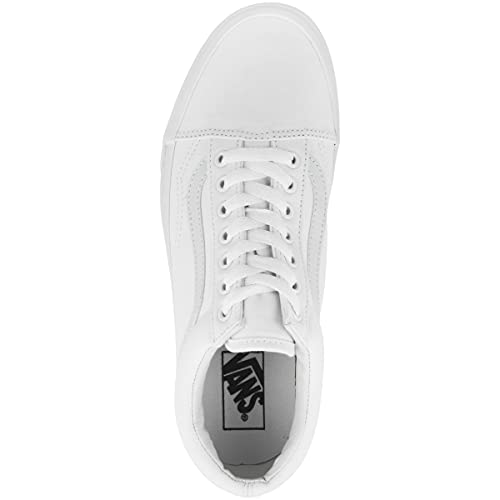 Vans Women's Old Skool(tm) Core Classics, True White, Mens 13