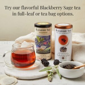 The Republic of Tea Blackberry Sage Black Tea | 50 Tea Bags, Gourmet Black Tea