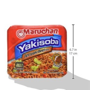 Maruchan Yakisoba Teriyaki Beef, 4.00 Oz, Pack of 8