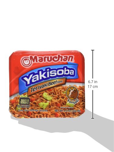 Maruchan Yakisoba Teriyaki Beef, 4.00 Oz, Pack of 8