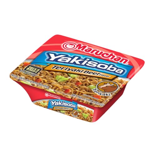 Maruchan Yakisoba Teriyaki Beef, 4.00 Oz, Pack of 8