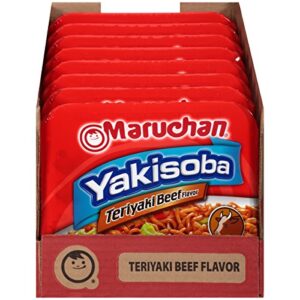 Maruchan Yakisoba Teriyaki Beef, 4.00 Oz, Pack of 8