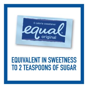 EQUAL 0 Calorie Sweetener, Sugar Substitute, Zero Calorie Sugar Alternative Sweetener Packets, Sugar Alternative, 500 Count